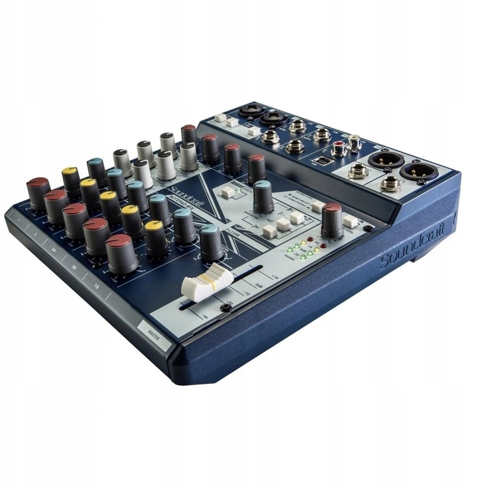 „Soundcraft Notepad-8FX“ – analoginis maišymo pultas, efektų procesorius