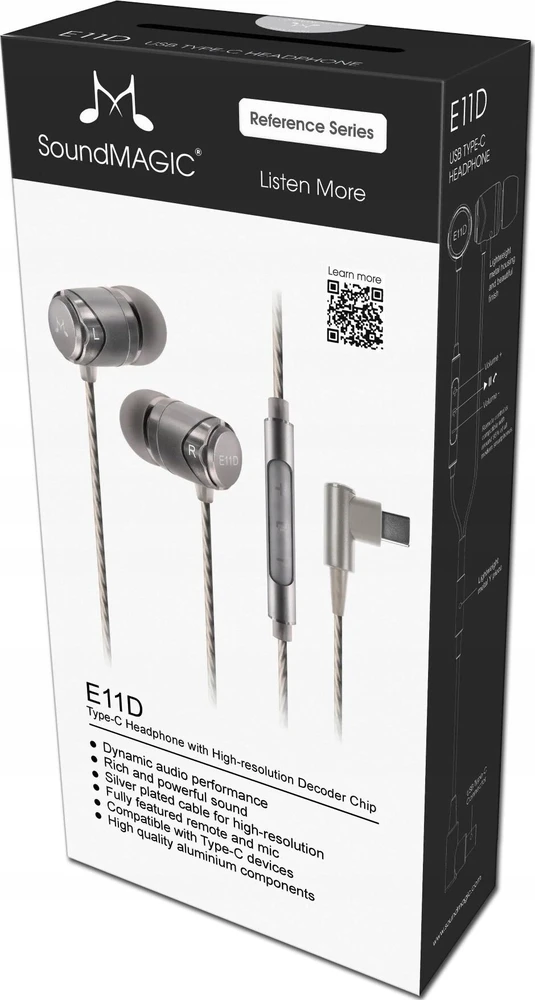 SoundMagic E11D Dark Gun ausinės