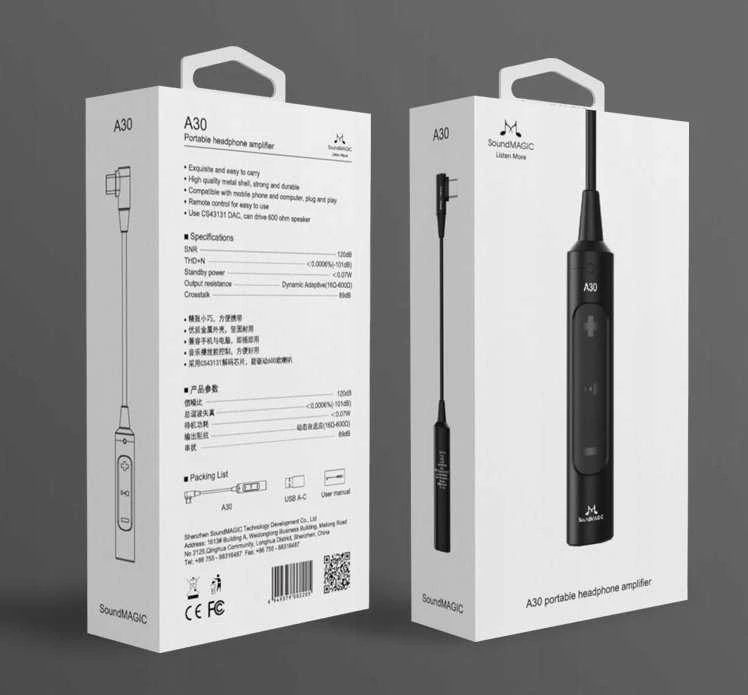 Stiprintuvas Stiprinančios „SoundMagic Transistor A30i“ ausinės