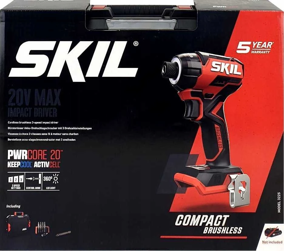 Smūginis suktuvas Skil 3225 CA; 20 V (be akumuliatoriaus ir pakrovėjo)