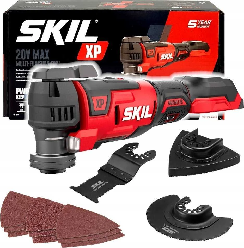 Skil Red Daugiafunkcinis įrankis Skil 3650 CB; 20 V (be akumuliatoriaus ir pakrovėjo)