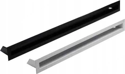 Tunelis -grotelės židinio NORDFLAM 60x380mm juodos spalvos