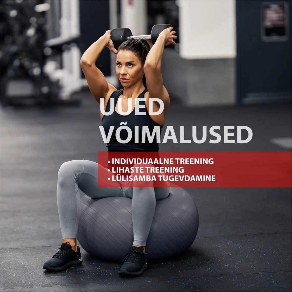 Nesprogst. gimnastikos kamuolys OUTLINER LS3222, Ø85 cm, PVC