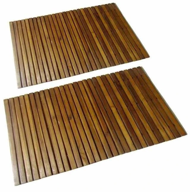 Saniplast VONIOS KILIMĖLIS „BAMBOO“ 60X110 RUSVOS SPALVOS (354118)