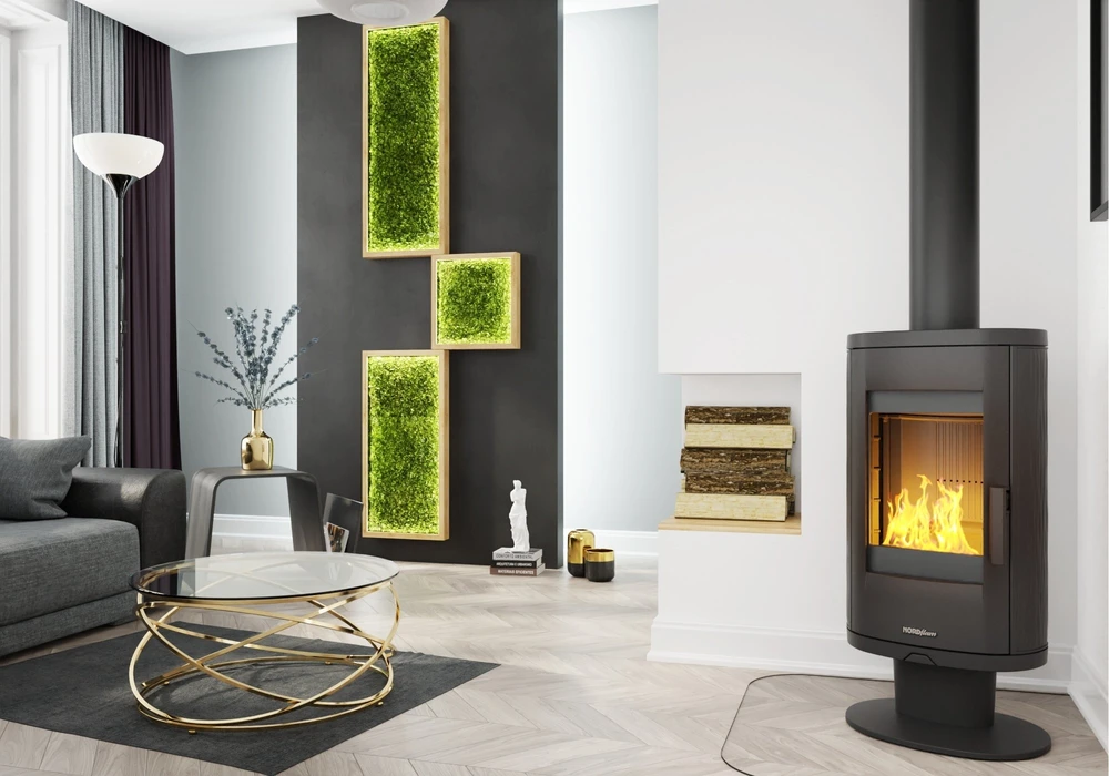 Ketinė krosnelė NORDFLAM AUGUSTA, 7.8 kW