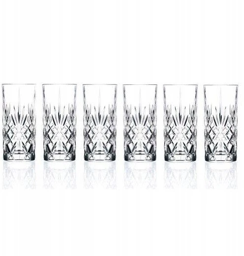 Sourcing Crystal glasses RCR MELODIA HB TUMBLER, tall, 360 ml, 6 pcs.