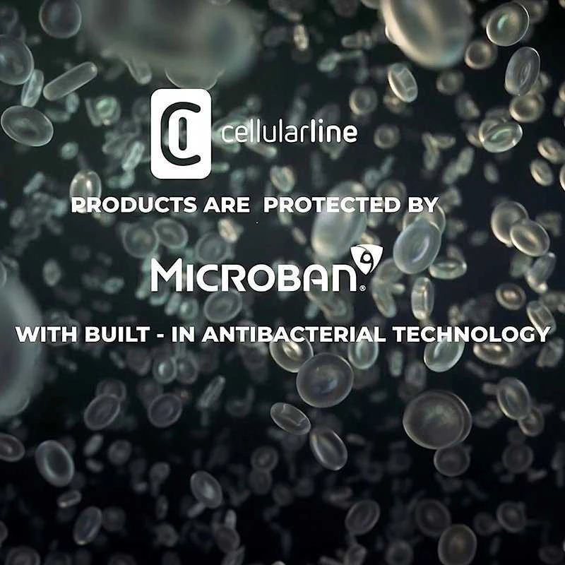 Cellular Line Cellularline Sensation Plus - Apple iPhone 15 Pro Max dėklas su MICROBAN Coating juodas