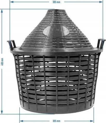 Vyno indas su plastikiniu krepšiu BROWIN 644020, 20 l