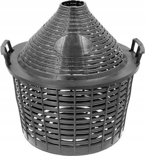 Vyno indas su plastikiniu krepšiu BROWIN 644020, 20 l