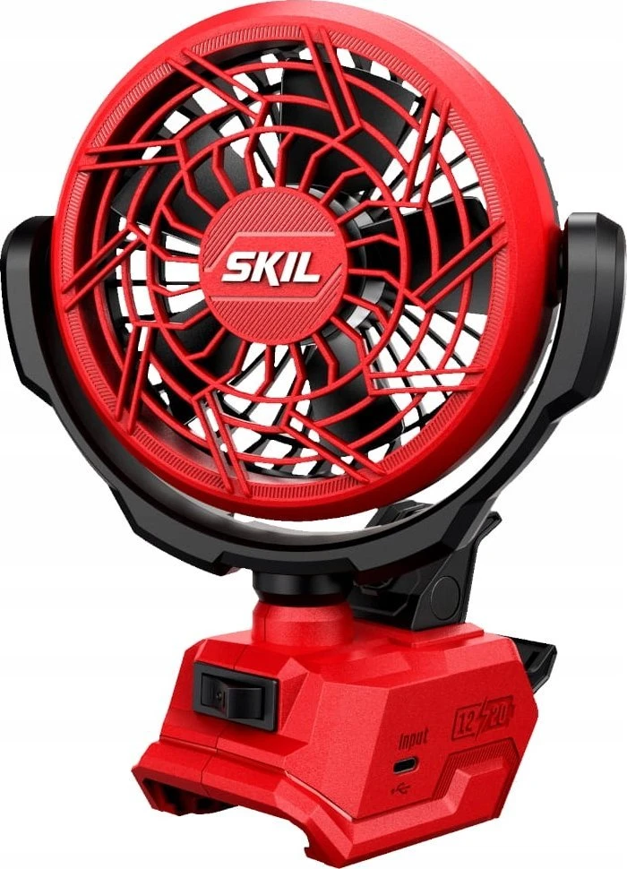 Skil Red Skil_Red Akumuliatorinis ventiliatorius su spaustuku Skil 3163CA 20V