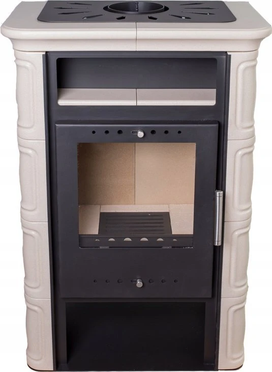 Fireplace NORDFLAM VERA CAPPUCCINOclr tiles. 6 kW