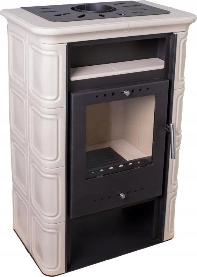 Fireplace NORDFLAM VERA CAPPUCCINOclr tiles. 6 kW