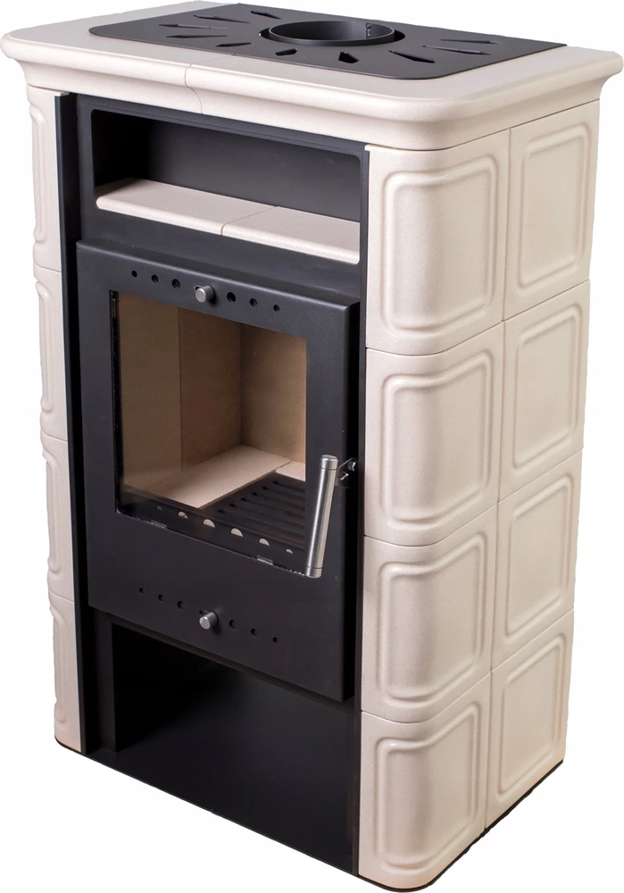 Fireplace NORDFLAM VERA CAPPUCCINOclr tiles. 6 kW