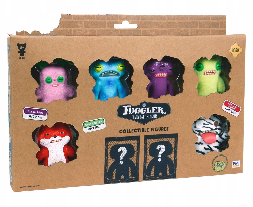 Pmi Kids World „Fuggler Monster“ kolekcinės figūrėlės, prabangios, 8 vnt. rinkinys, asortimentas, FG2070