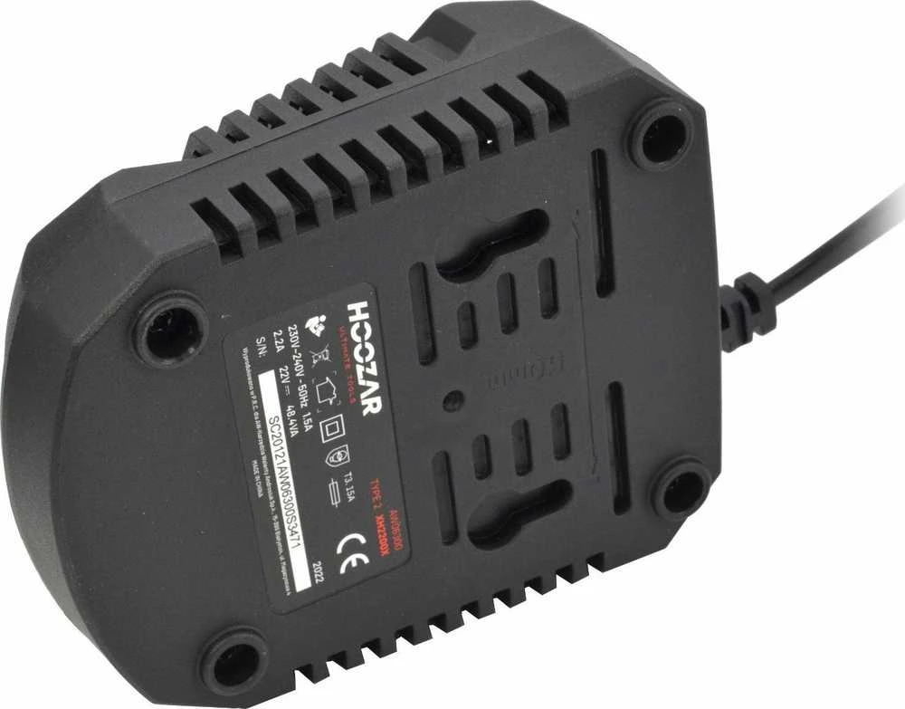 HOOZAR įkroviklio XH2200X apatinė pusė