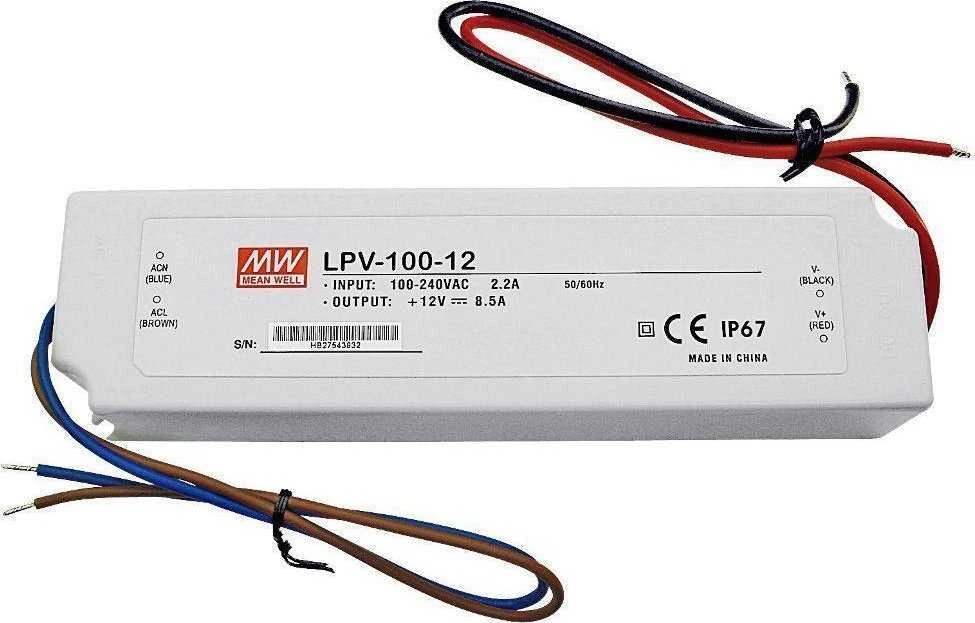 Mean_Well LED konverteris Mean Well LPV-100-12