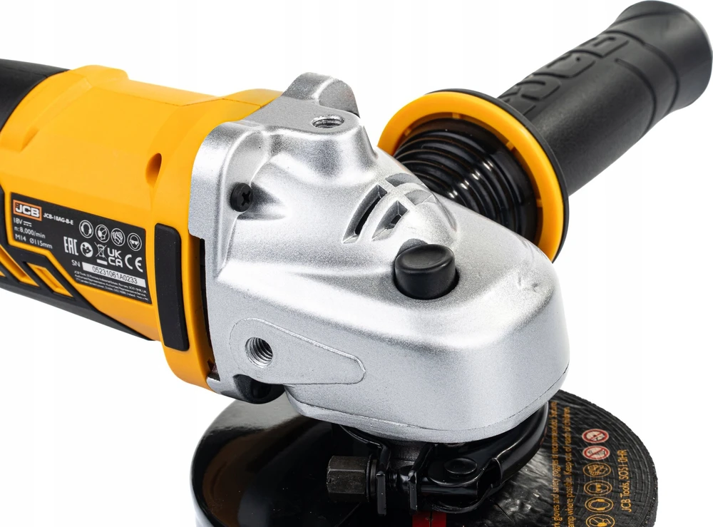Sourcing JCB kampinio šlifuoklio akumuliatoriaus tiekimas. 115 mm 2 x 5,0 Ah / maišas