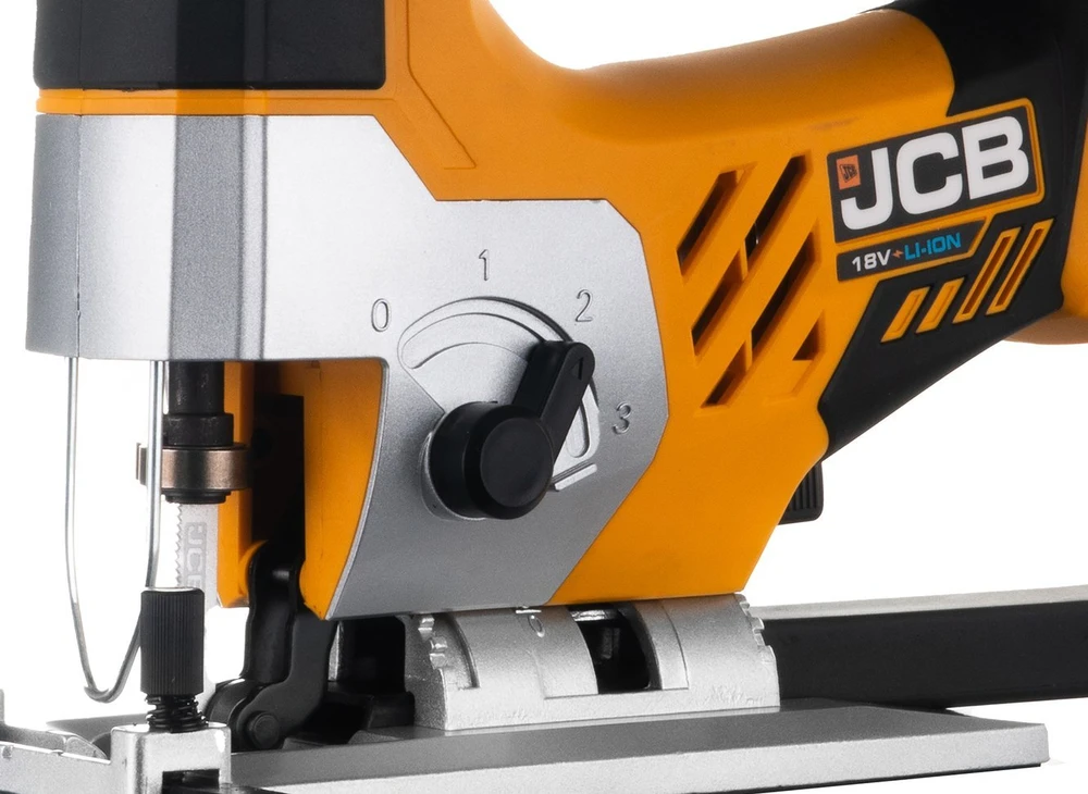 Akumuliatorinis siaurapjūklis JCB 18JS-2XB-E; 18 V; 1x2,0 Ah akum.