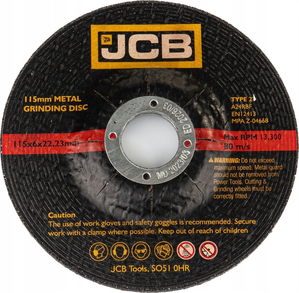 Sourcing JCB kampinio šlifuoklio akumuliatoriaus tiekimas. 115 mm 2 x 5,0 Ah / maišas