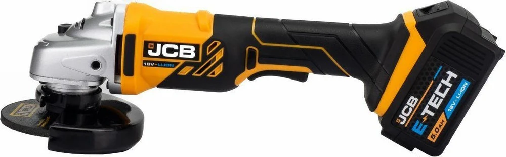Sourcing JCB kampinio šlifuoklio akumuliatoriaus tiekimas. 115 mm 2 x 5,0 Ah / maišas