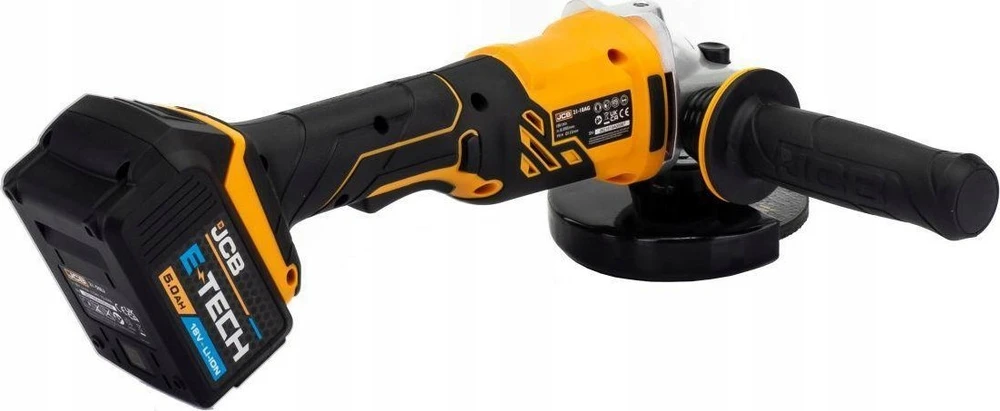 Sourcing JCB kampinio šlifuoklio akumuliatoriaus tiekimas. 115 mm 2 x 5,0 Ah / maišas