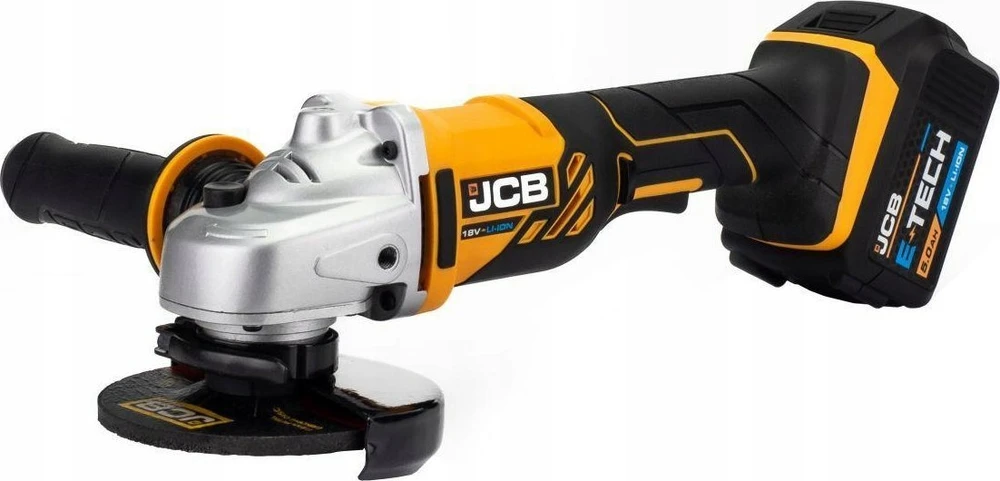 Sourcing JCB kampinio šlifuoklio akumuliatoriaus tiekimas. 115 mm 2 x 5,0 Ah / maišas