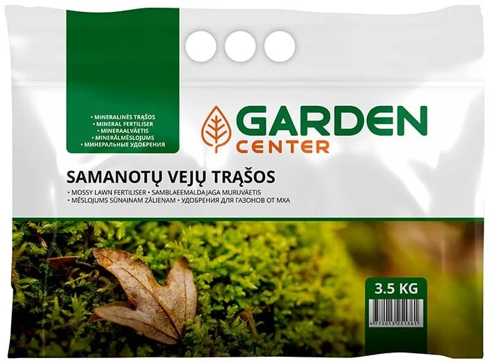 Sourcing Tiekiamos samanotos vejos trąšos MOSSY 3,5kg
