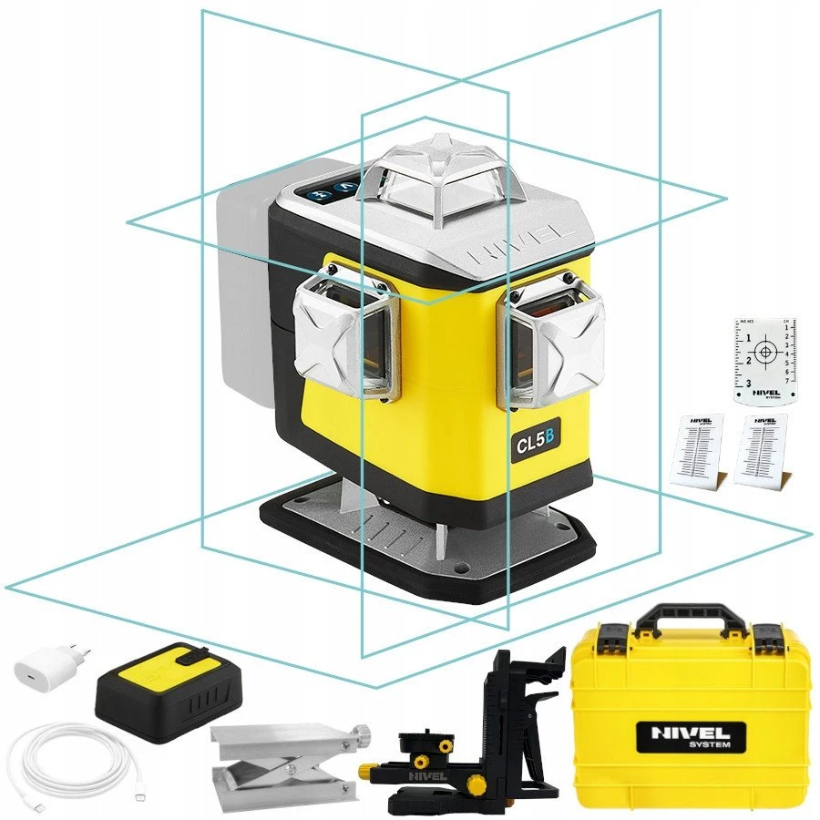 Sourcing Kryžminis lazerinis nivelyras Nivel System CL5B; mėlynas