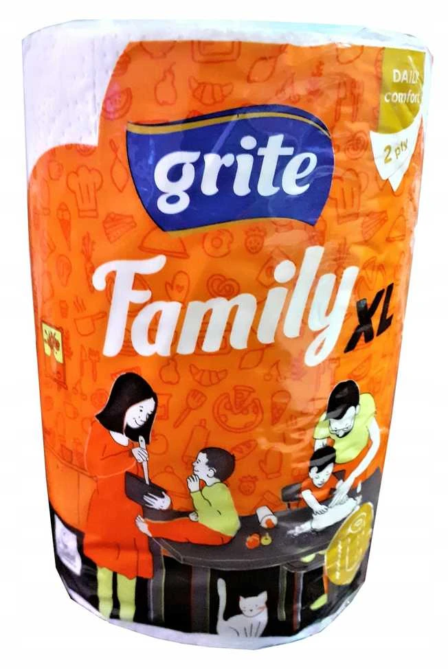 Popierinis rankšluostis Grite Family XL, 2 sl.