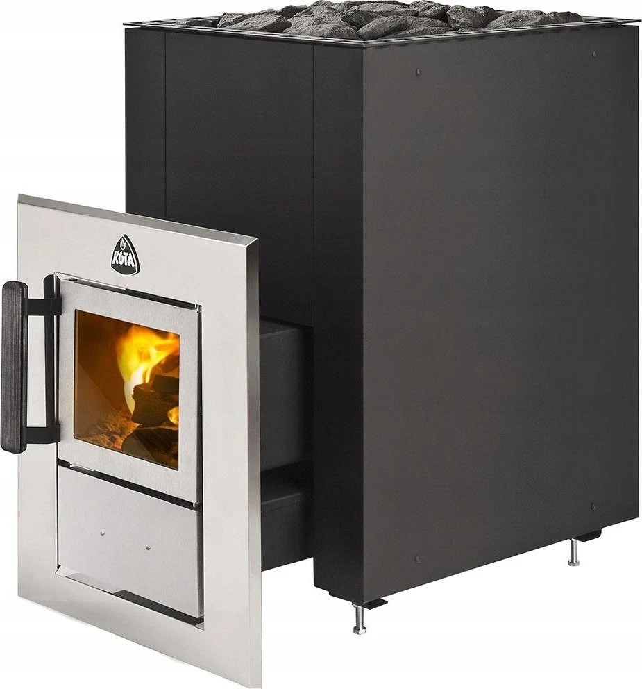 Kietojo kuro pirties krosnelė NARVI KOTA KURU 14 ST, 13 kW