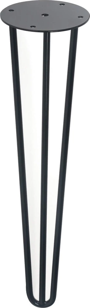 REI KOJA STALO 400 MM JUODA SMEIGTUKO FORMA