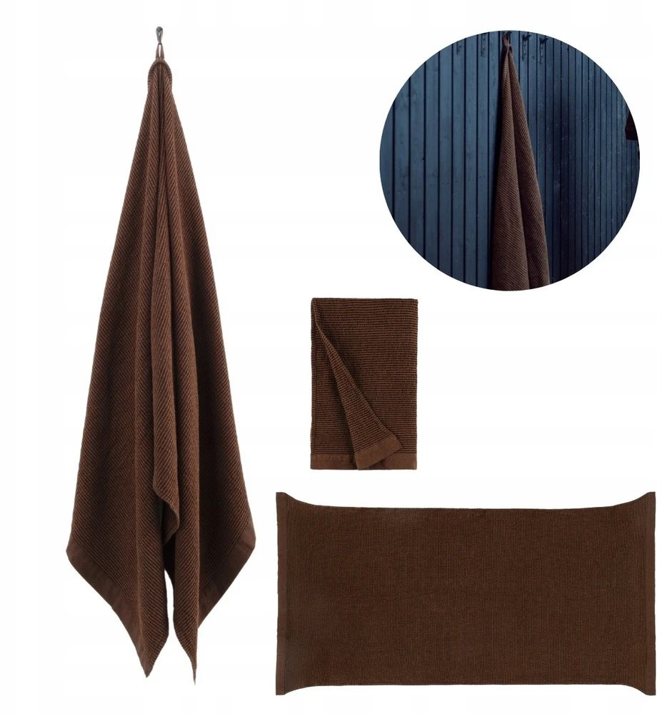 Sauna towel Rento. 180 x 90 cm. ruda col.