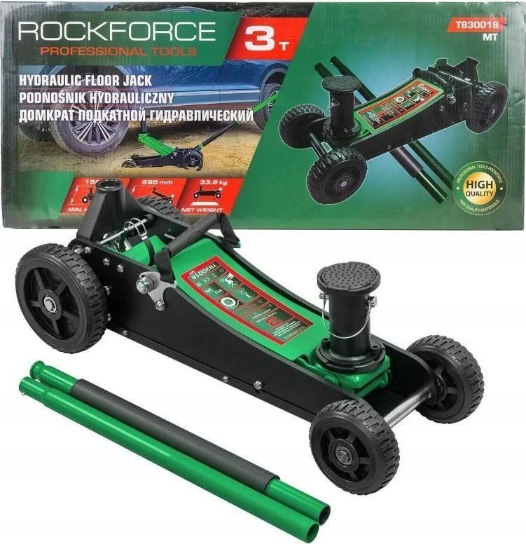 Sourcing Tiekiamas ROCKFORCE JACK ''FROG'' 3,0T 155-695mm Aukštas