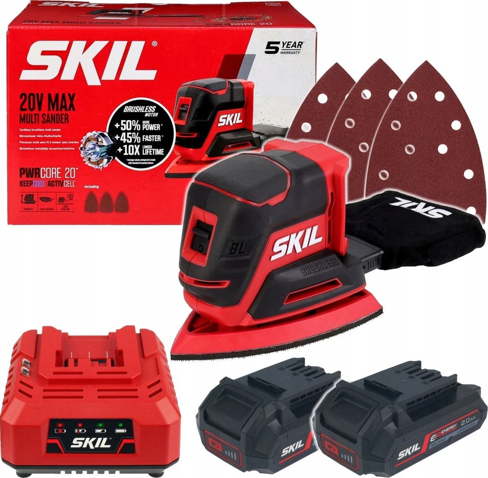 Skil Red Carruzzo SANDER MULTI CORDLESS 3715CA 20V BL