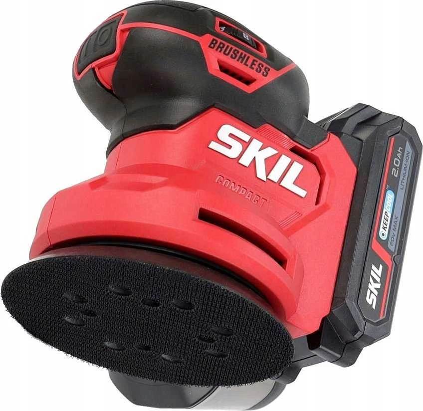 Skil Red Skil_Red Akumuliatorinis ekscentrinis šlifuoklis Skil 3751CA, 20 V