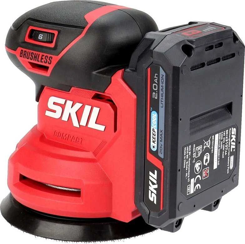 Skil Red Skil_Red Akumuliatorinis ekscentrinis šlifuoklis Skil 3751CA, 20 V