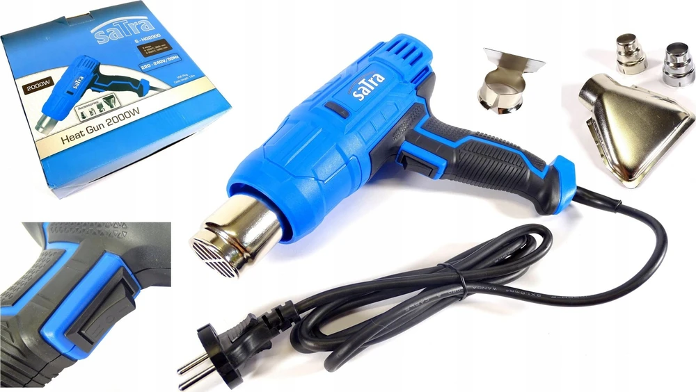Satra Orapūtė su priedais 2000W 220V 600°C