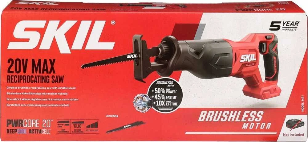 Tiesinis pjūklas Skil 3471CA, 20 V
