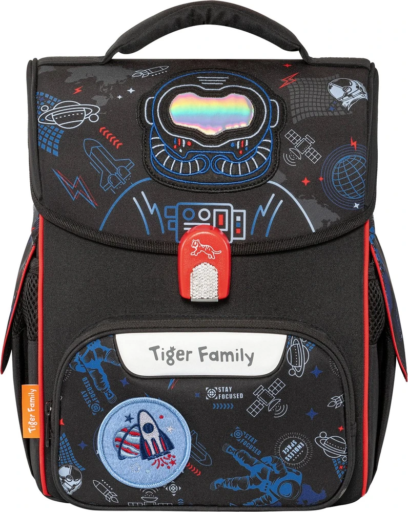 Tiger_Family Mokyklinė kuprinė Tiger Family TGJL-099A(1)juoda19x31x36 cm