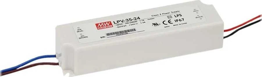 Mean_Well ŠALTINIS MAIT LPV LED 35W 24V 1.5A IP67