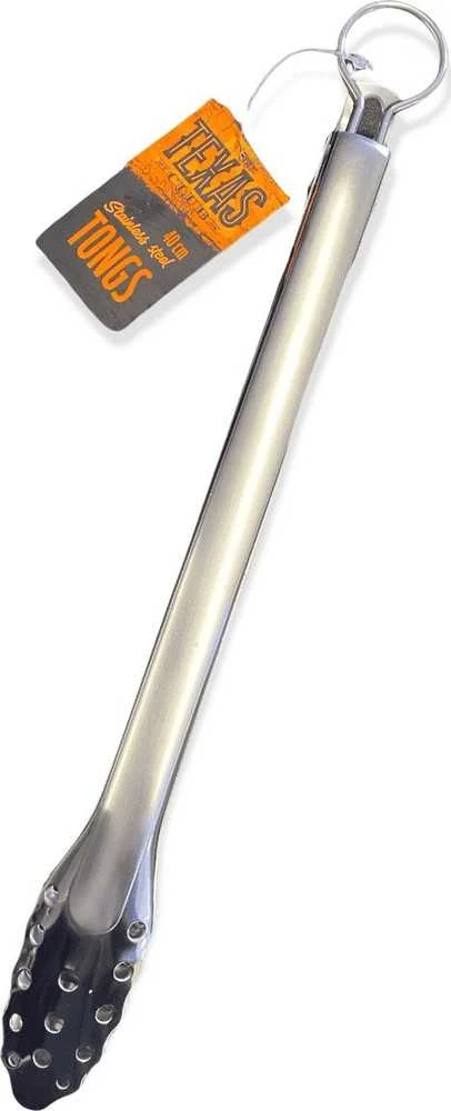 Texas_Club ŽNYPLĖS NERŪD PLIENO TONGS40 40CM