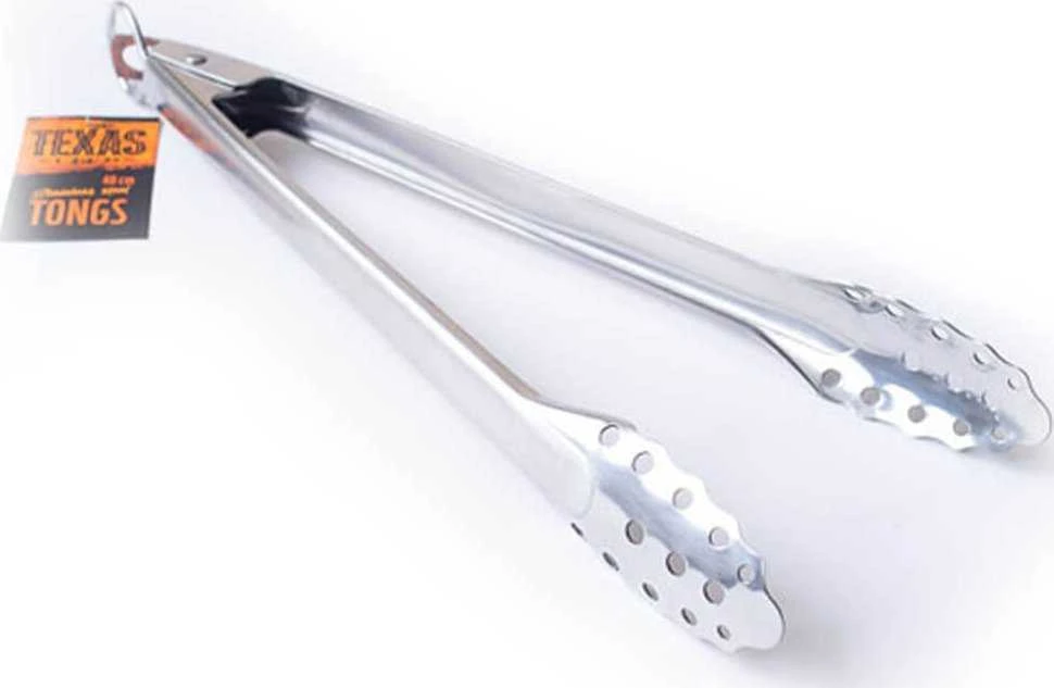 Texas_Club ŽNYPLĖS NERŪD PLIENO TONGS40 40CM