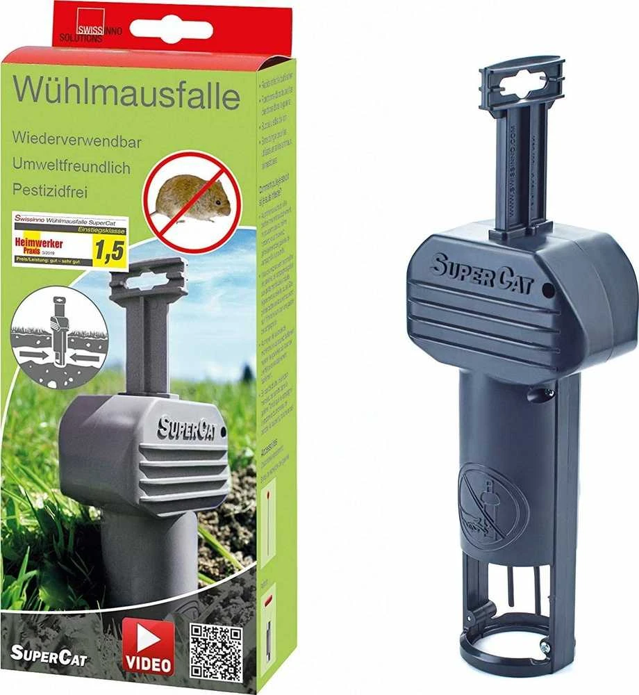 Sourcing Tiekėjas „Swissinno 1553000 Supercat“ pelėnų gaudyklė – pilka kurmiams