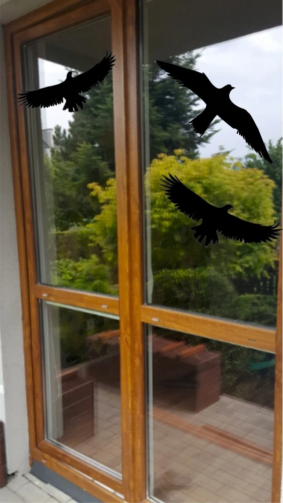 Sourcing Swissinno Bird window sticker (5 pcs of bird collision prevention stickers)