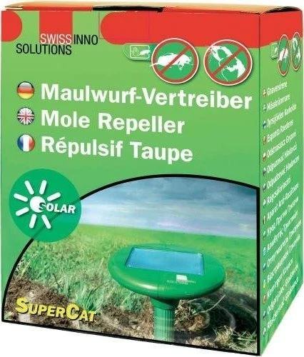 Sourcing Swissinno Solar SuperCat ultrasonic repeller Operating range 650 m2 1 pc.