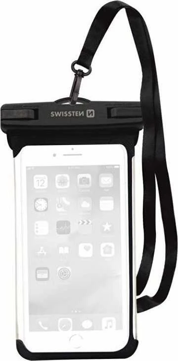 Dėklas Sourcing Swissten Atsparus vandeniui Phone Case IPX8 Juodas