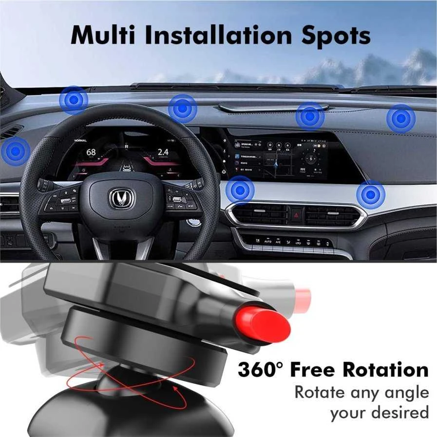 Swissten EASY LOCK laikiklis mobiliajam telefonui Automobilis / Namai / Biuras / 4" - 6,8"