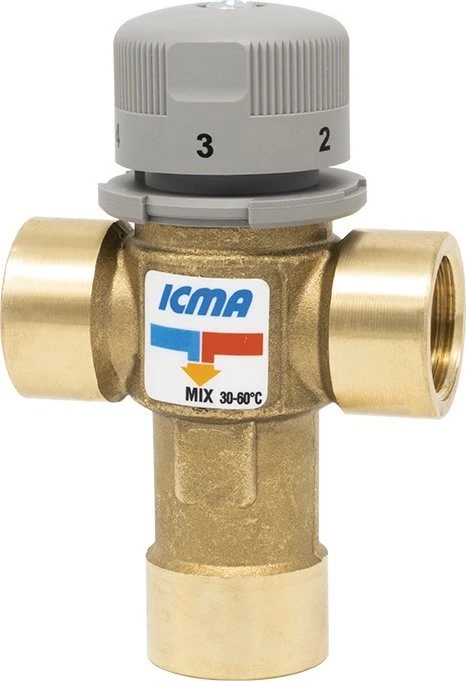Temperatūros reguliatorius ICMA 1″, F/F, 30 – 65°C
