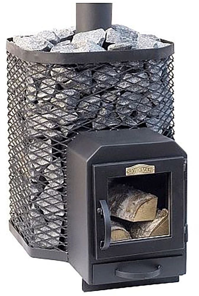 Malkomis kūrenama pirties krosnelė STOVEMAN 16-LS. 17 kW