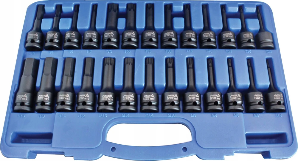 LIZDAI ASTA TORX IMPACT 1/2" 26 vnt.